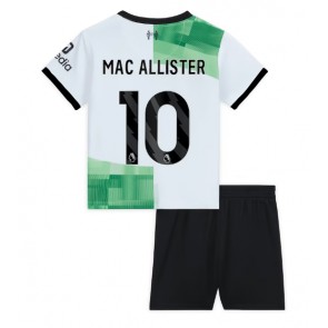 Liverpool Alexis Mac Allister #10 Replica Away Stadium Kit for Kids 2023-24 Short Sleeve (+ pants)